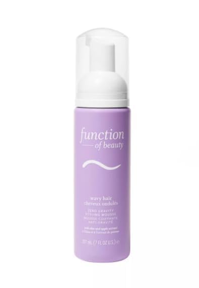 Function of Beauty Zero Gravity Styling Mousse for Wavy Hair - 7 fl oz 207ml 1 Pack