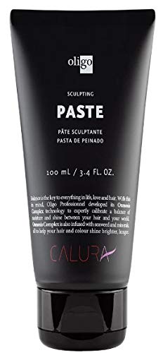 Oligo Professionnel - Calura Sculpting Paste - Hair paste for men and women to sculpt hair- Strong hold - Matte finish for clean-cut style - Paraben and sulfate free - 3.4oz