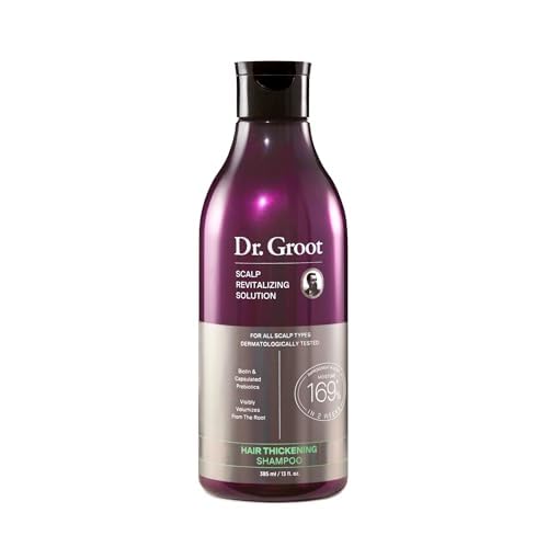 Dr. GROOT Hair Thickening Shampoo, Korean Hair Care with Biotin, Rosemary Oil to Help Volumize Thinning, Damaged Hair, Hydrate Hair and Scalp, Biotin Shampoo, Scalp Revitalizing Solution