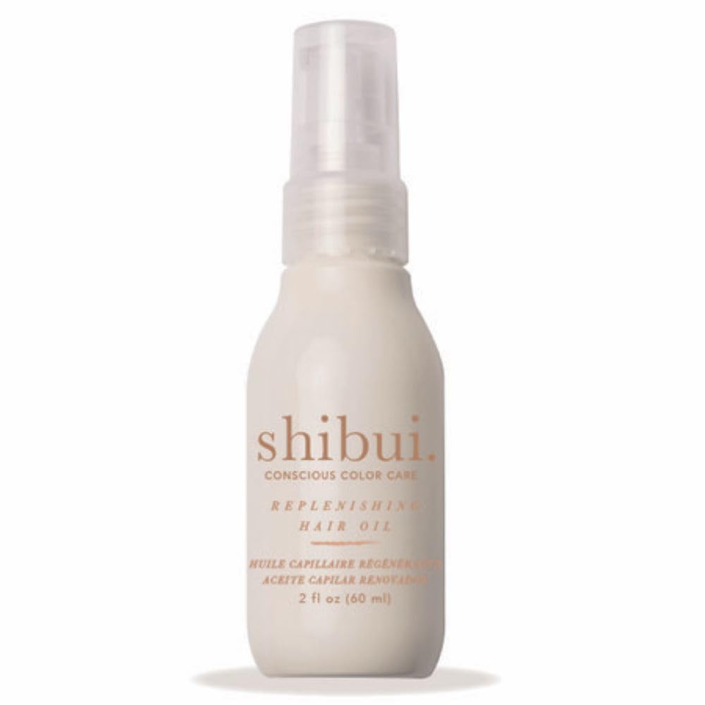 SHIBUI Replenishing Hair Oil, Moisturizing & Frizz Control, Adds Shine & Nutrients, Vegan & Sulfate-Free, 2 Fl Oz
