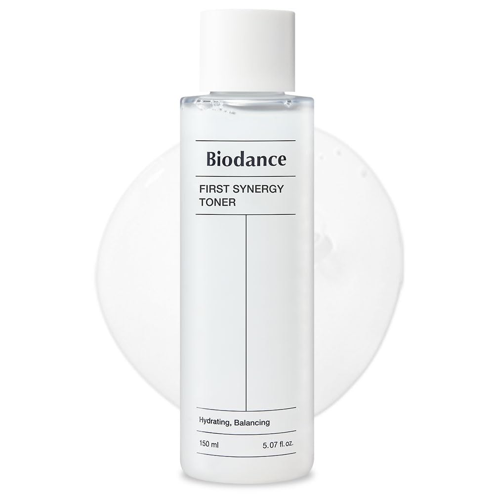 Biodance First Synergy Toner, All-in-One Toner, Moisturizing, Skin Balance, Hyaluronic Acid | 5.07 fl.oz,150ml