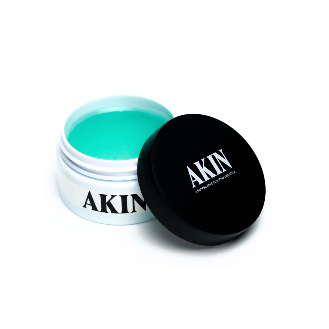 AKIN Official Pomade for Men and Women | Medium Shine Firm Hold | Water Based Flake Free | Easy to Wash Out | 3.3oz Travel Friendly