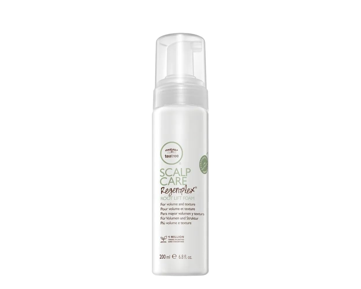 Tea Tree Scalp Care Regeniplex Root Lift Foam, Volumizing Mousse, For Thinning Hair, 6.8 fl. oz.