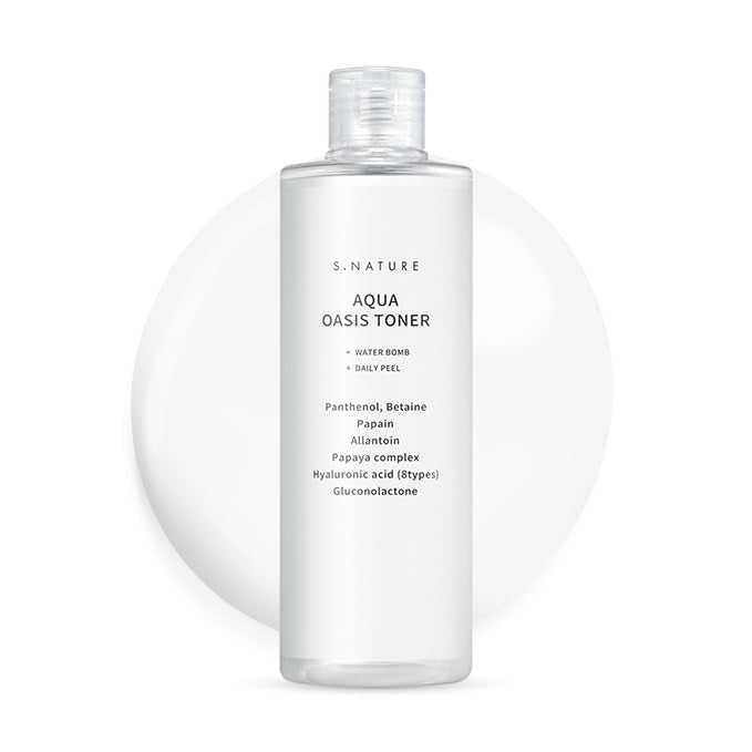 Aqua Oasis Toner | PHA, Soothing and Calming Skin,Hydrating, Refreshing Toner for All Skin Types, Korean Skin Care, Vegan | 300ml, 10.14 Fl Oz