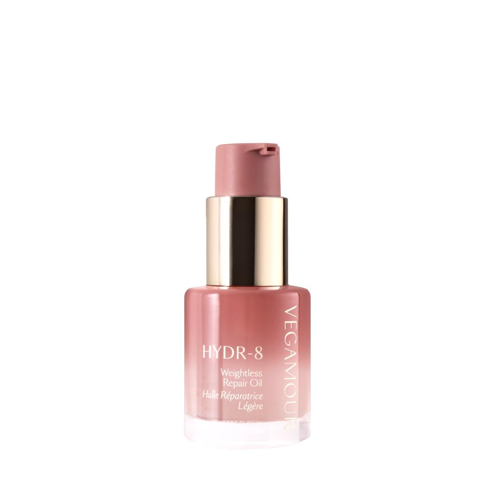 VEGAMOUR HYDR-8 Weightless Repair Oil | Strengthens, Smooths and Adds Shine with Marula Oil and Vitamin C | For All Hair Types | Formulated Without Silicones, Vegan and Cruelty-Free