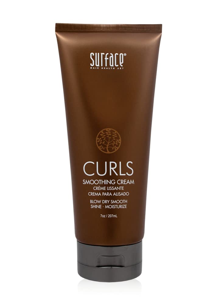 Surface Hair - Curls Smoothing Cream Defines, Adds Shine, and Provides Frizz Free Style Longevity - 7 fl oz