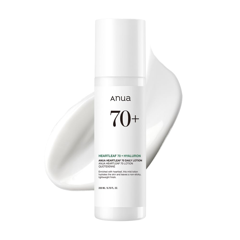 ANUA Heartleaf Daily Lotion, Face Moisturizer with Hyaluronic Acid for Sensitive Skin, Lightweight, Korean Skin Care (200ml, 6.76 fl.oz.)