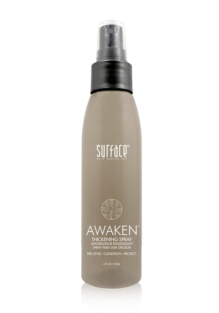 Surface Hair - Awaken Thickening Spray, Pre-Style Conditioning and Protection, 4 Fl. Oz.