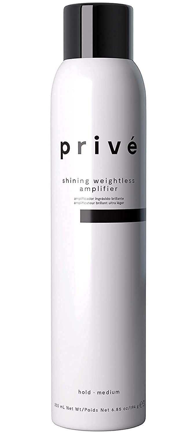 PrivŽ Shining Weightless Amplifier Hair Mousse - Volumizing Mousse for Hair Volume with Bamboo & Green Tea for Root Lift, Shine & Strength - Helps Add Body to Dull, Flat Strands (6.85 oz)
