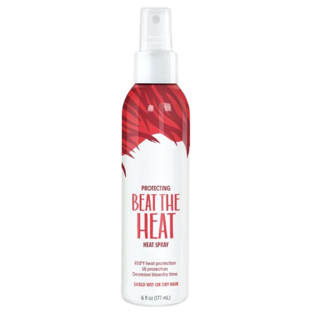 Beat the Heat Protectant Spray for All Hair Types, 6 oz (Pack of 1)