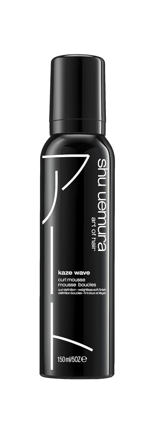 Kaze Wave Curl Defining Mousse - Tames Frizz and Provides Heat Protection, For Wavy and Curly Hair, 5 Fl Oz