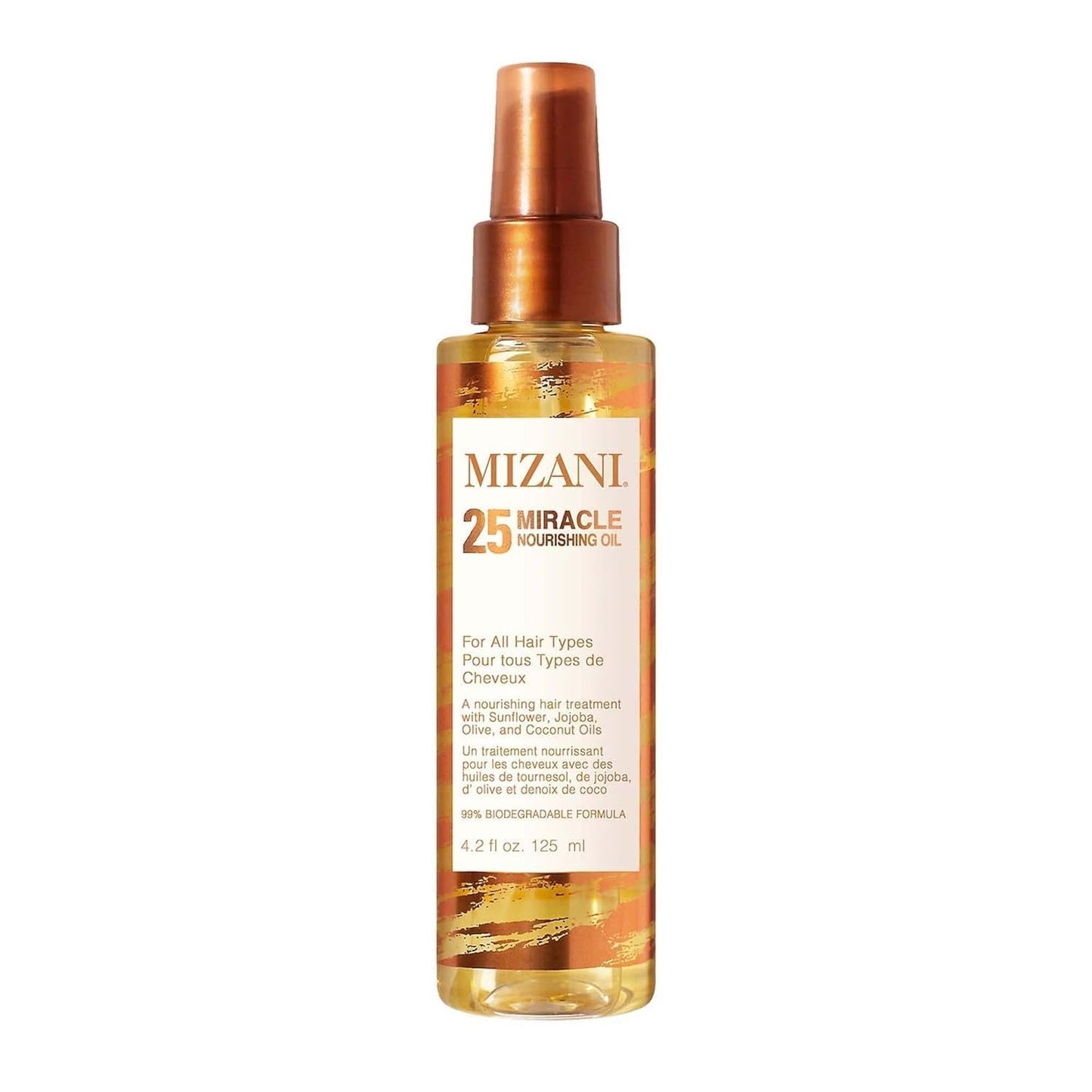 MIZANI 25 Miracle Nourishing Hair Oil - Softens and Adds Weightless Shine, Hydrating & Nourishing With Coconut Oil, For Natural Hair