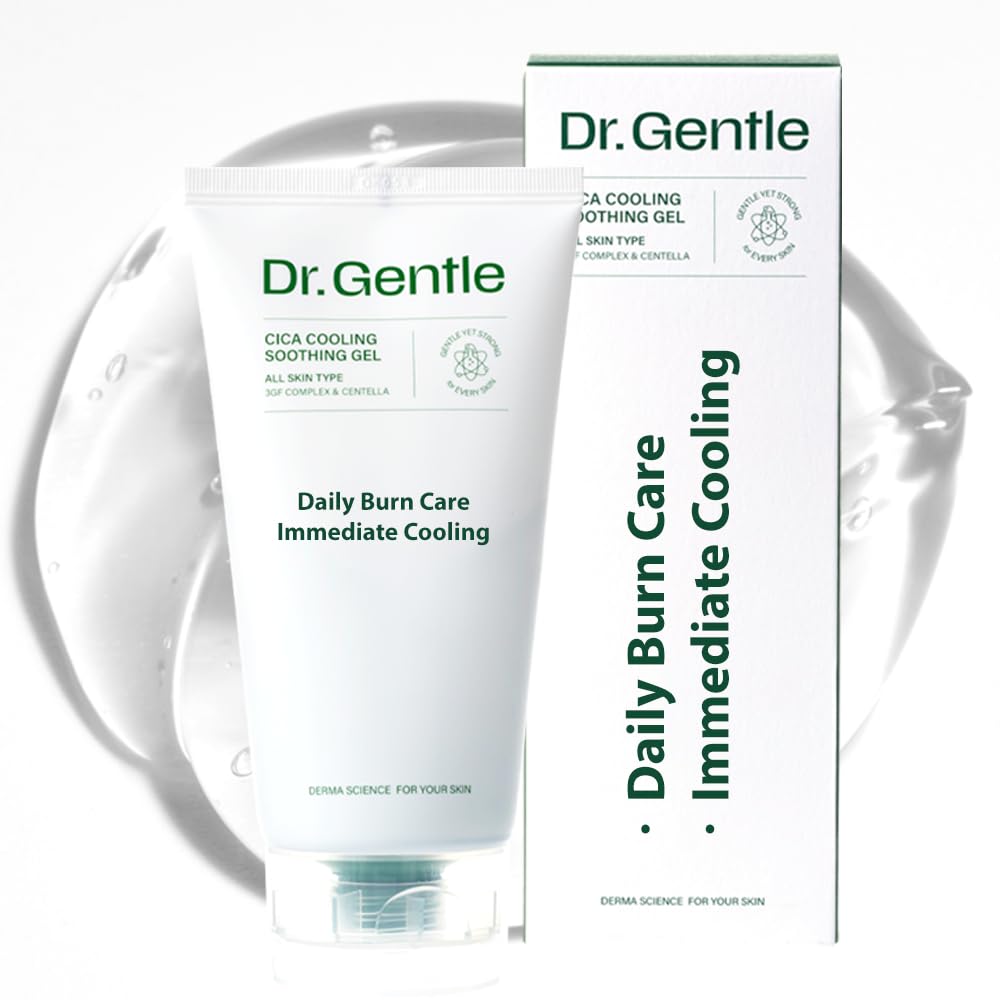 CICA Soothing Cooling Hydrating Face Moisturizer for Dry Skin - Korean Skin Care - Centella Moisturizer for Teens, Women - Ideal Burn Care with Skincare Benefits - 150ml (5 oz.)