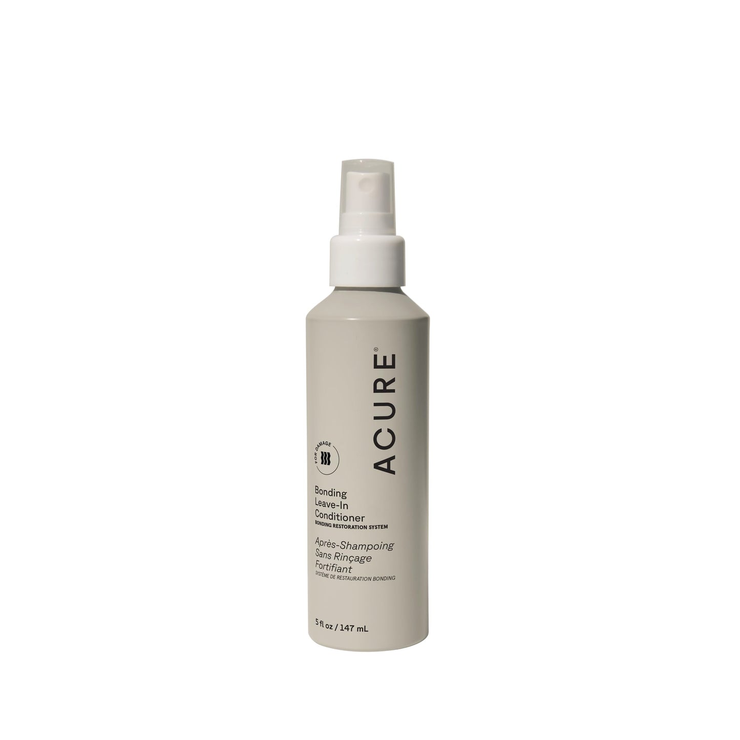 ACURE Bonding Leave-In Conditioner Lightweight Detangler & Frizz Fighter, Provides Heat Protection & Silky Smooth Finish for Manageable Hair, Vegan, 5 Fl Oz