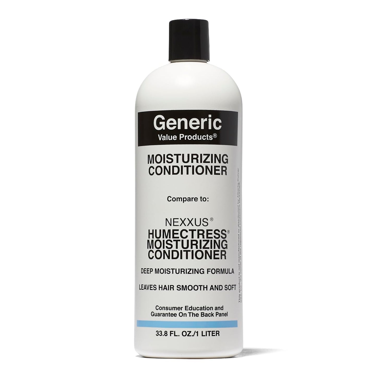 Generic Value Products Moisturizing Conditioner, Protects Against UV Rays, Restores Natural Bounce and Shine, Repairs Damage from Styling, For all Hair Types, 33.8 Oz