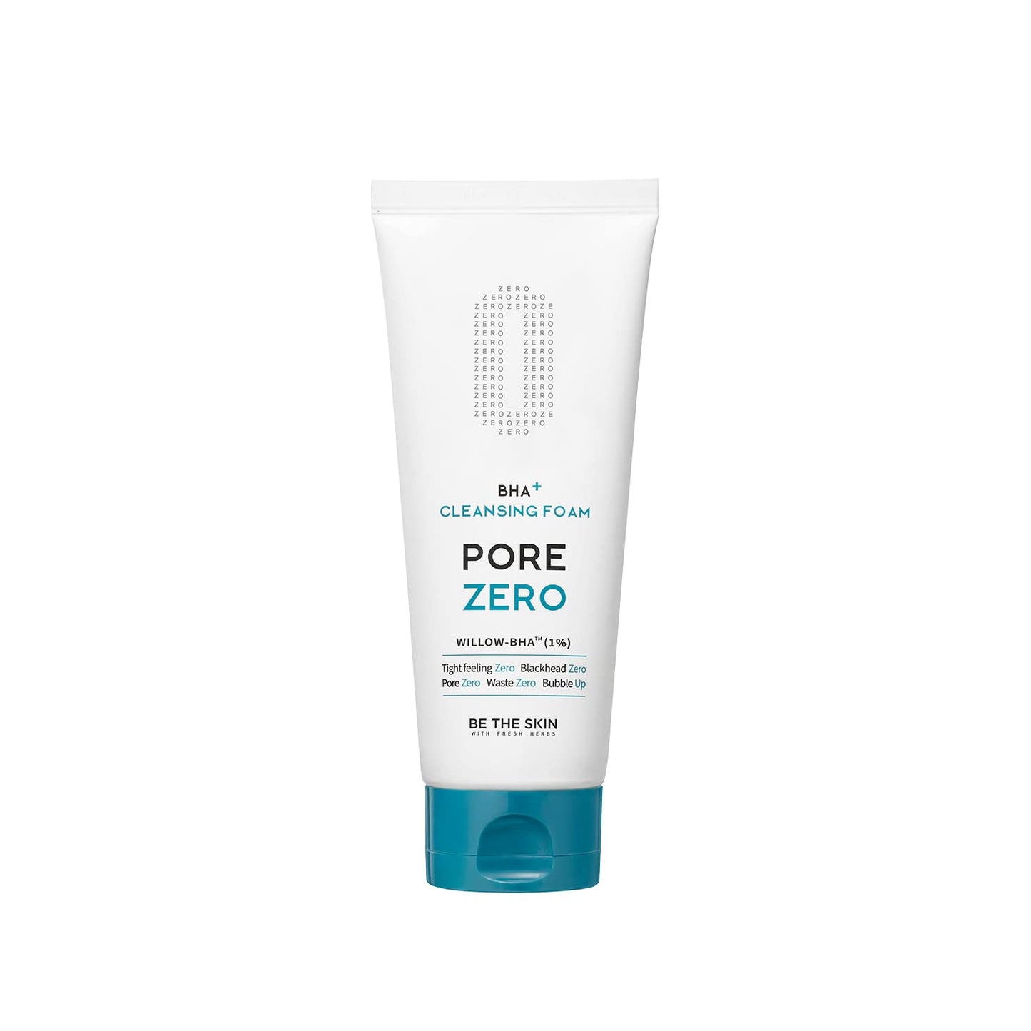 BE THE SKIN BHA+ Pore Zero Cleansing Foam 5.07 fl oz / 150 ml | Face wash cleanser for pore care and sebum control | For sensitive and combination skin