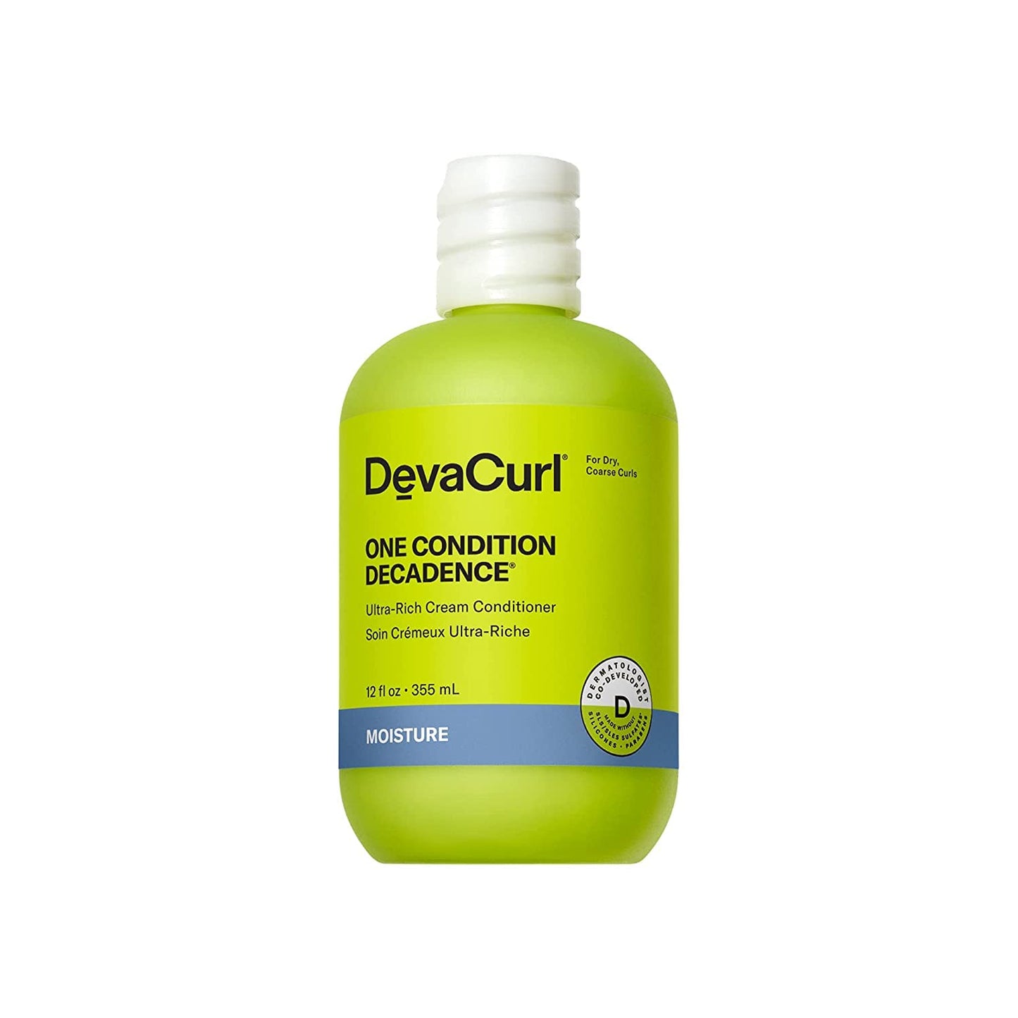 DevaCurl One Condition Decadence Ultra-Rich Cream Conditioner | Fights Tangles | Controls Frizz | Maintains Shine