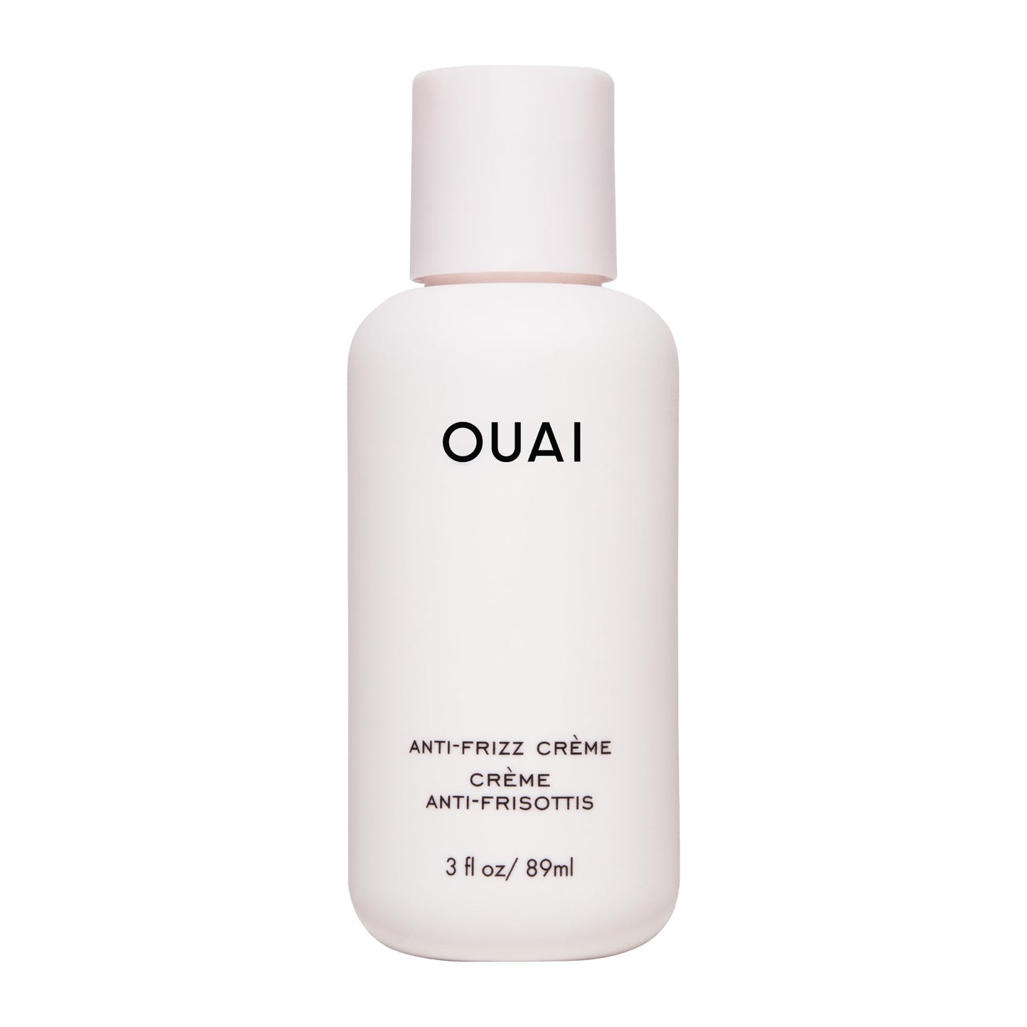 OUAI Anti Frizz Cream Travel Size - Moisturizing Hair Cream with Frizz Control & Heat Protection - Provides Hydration with Jackfruit & Beetroot Extract - Paraben, Phthalate & Sulfate Free (3 oz)