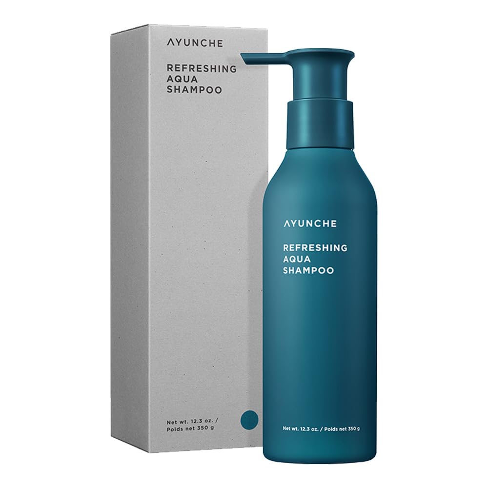 Refreshing Shampoo for Oily Scalp, 11.8oz Purifying & Cool Down | Powerful Cooling & Deep Cleansing | Anti-Dandruff Shampoo | Korean Salon Brand