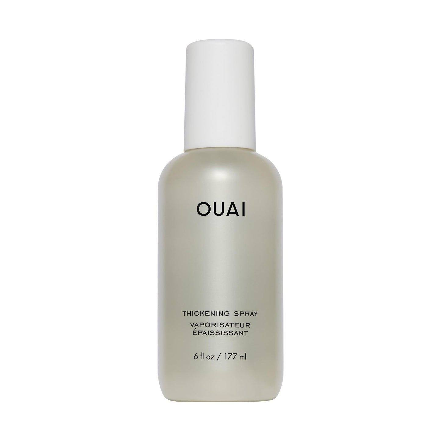 OUAI Hair Thickening Spray - Thickening & Volumizing Spray for Instantly Thicker, Fuller-Looking Hair - Protects, Strengthens & Repairs with Amaranth Peptide & Amino Acids (6 Fl Oz)
