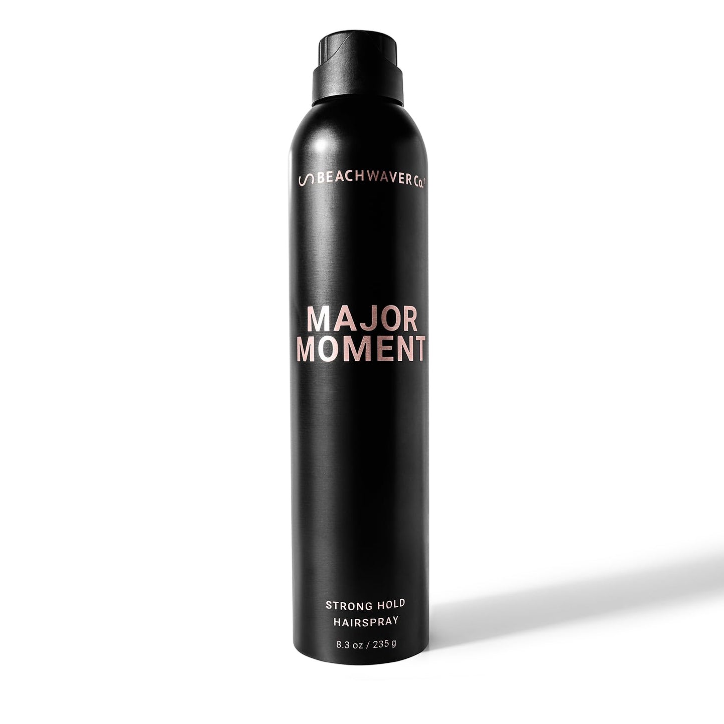 Beachwaver Major Moment Strong Hold Hairspray - Full Size (8.3 Oz) | Extra-Strength Vegan Hairspray For Long-Lasting Styles w/Brushable Finish - Removes Frizz & Locks In Style | Bali Beach Night