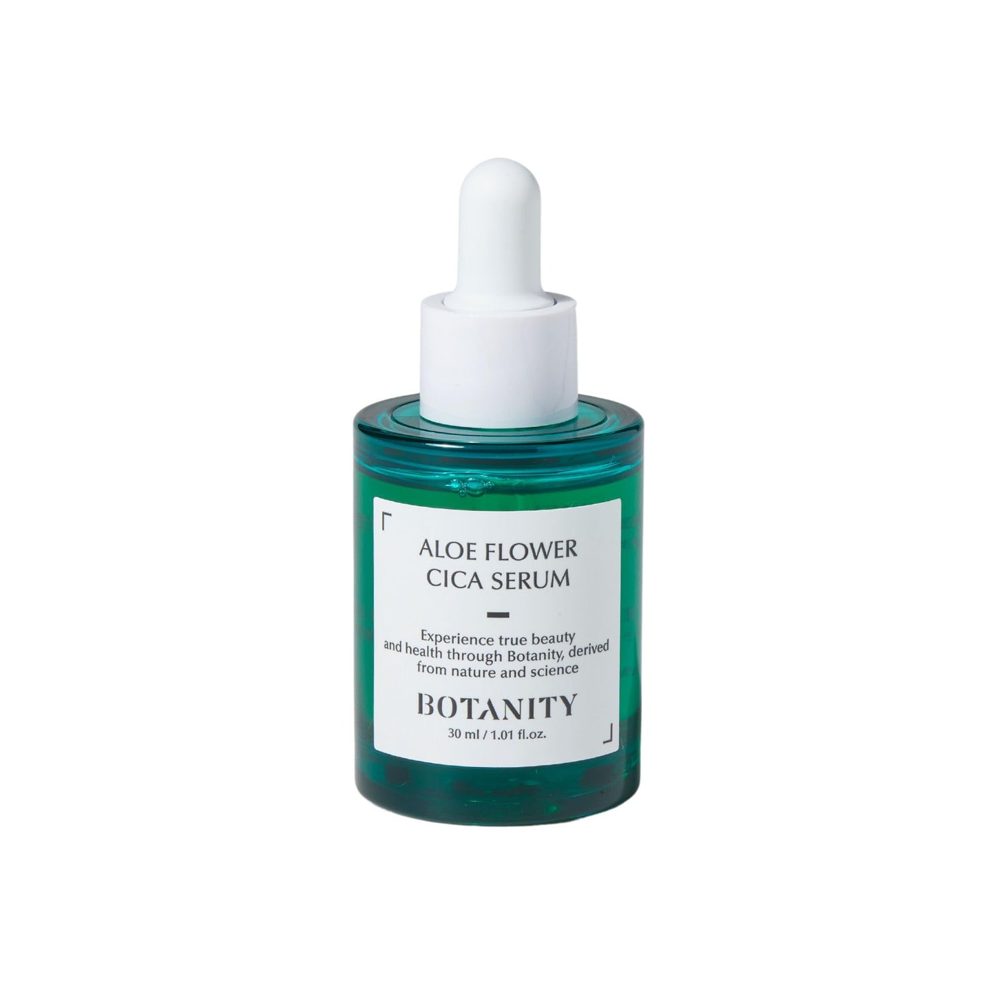 Aloe Flower Cica Serum, 1.01 fl. oz. (30ml), Korean Calming Glow Serum, Rapid Soothing & Moisturizing, For Sensitive Skin