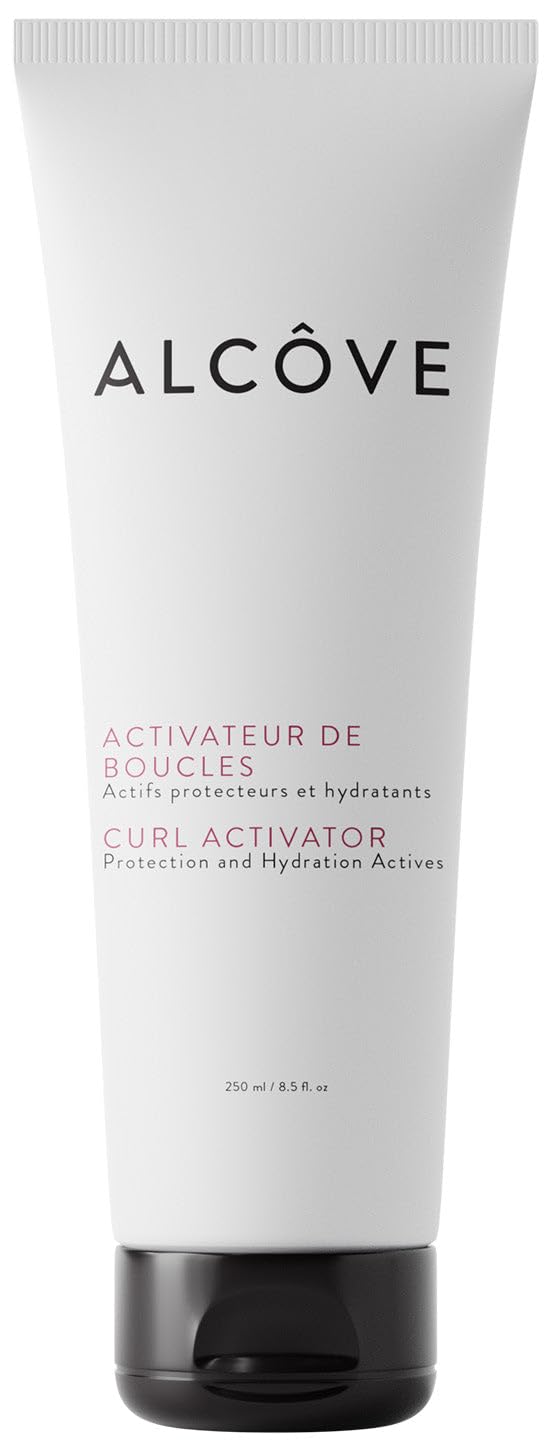 ALCOVE Curl Activator for Curly Hair - Argan Oil, Pomegranate Seed & Mango Extract - Defining Cream for Wavy Hair - Anti Frizz - Moisturizing - Effective in High Humidity - 250ml
