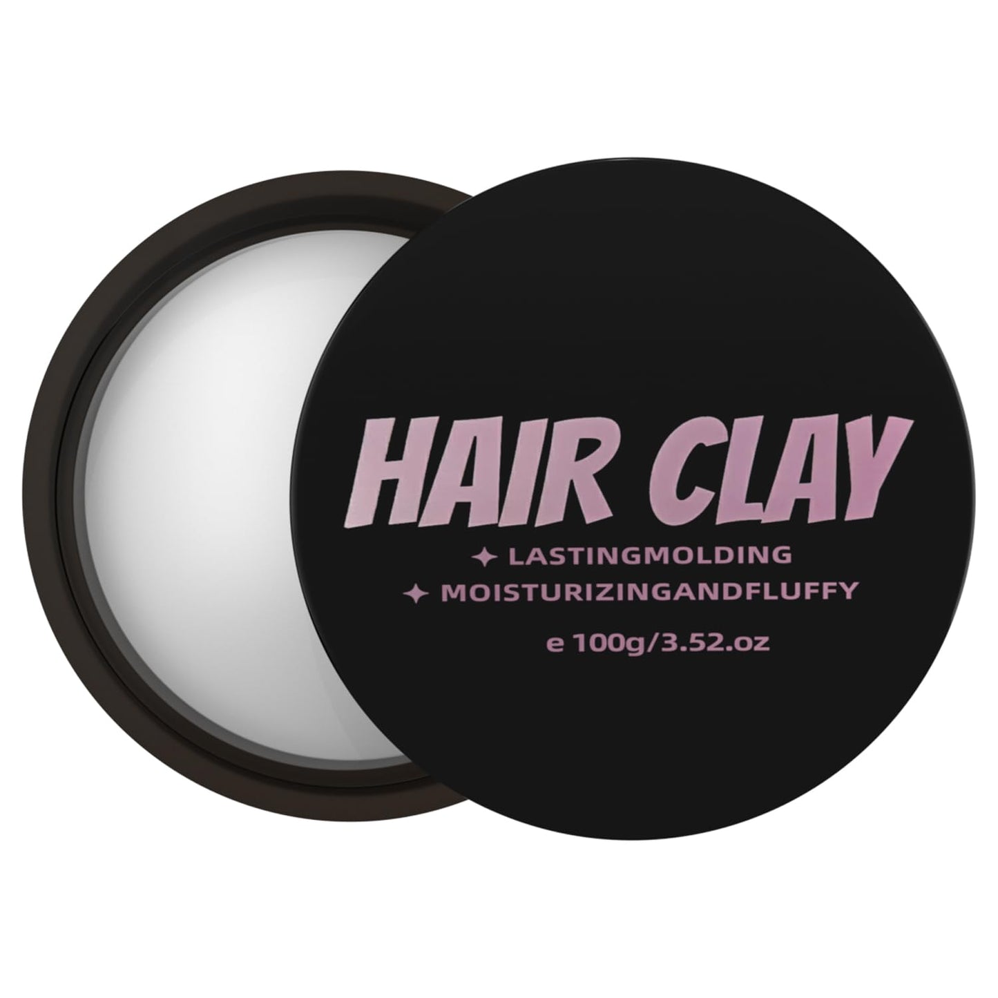 Men's Hair Clay Matte Pomade, Super Hold Long Lasting Style, Shine And Moisturising, Matte Finish Pomade for All Hair Types