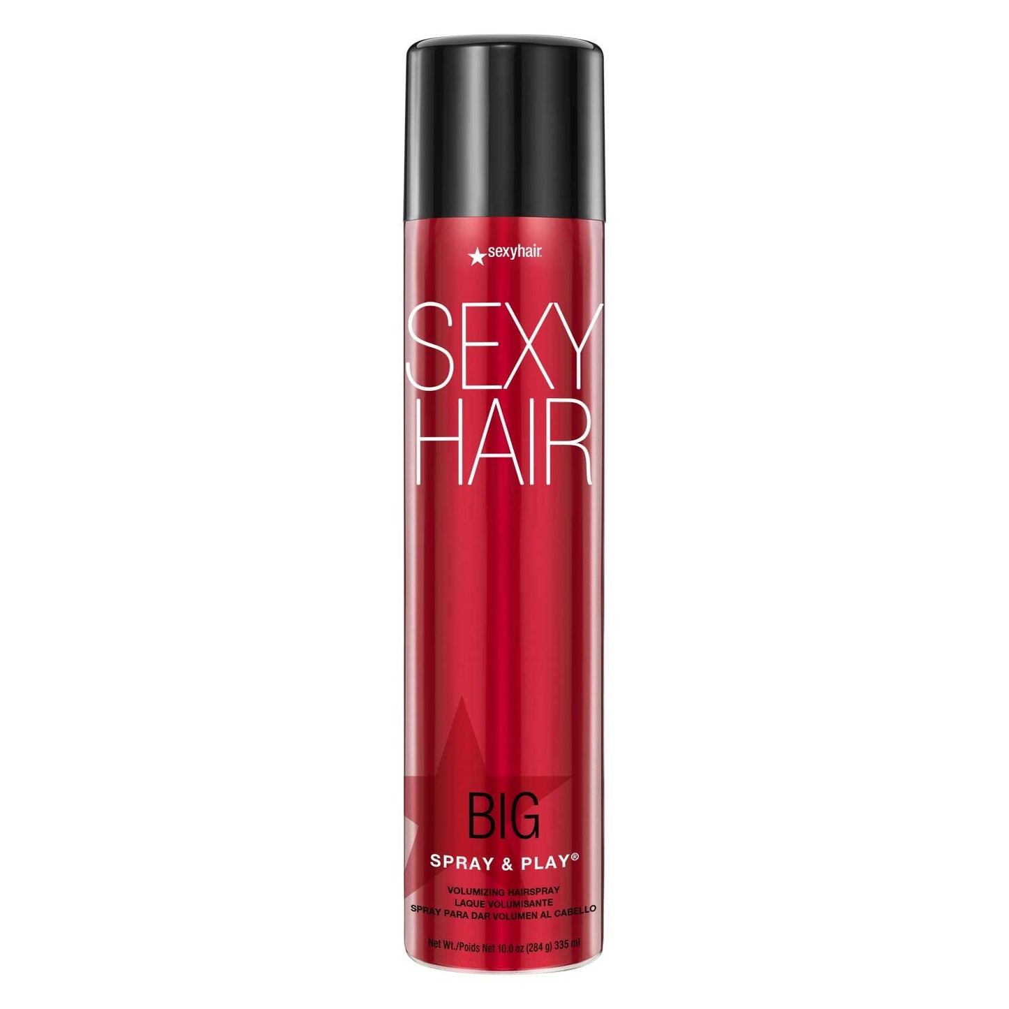 SexyHair Big Spray & Play Volumizing Hairspray | Hold and Shine | Up to 72 Hour Humidity Resistance | All Hair Types
