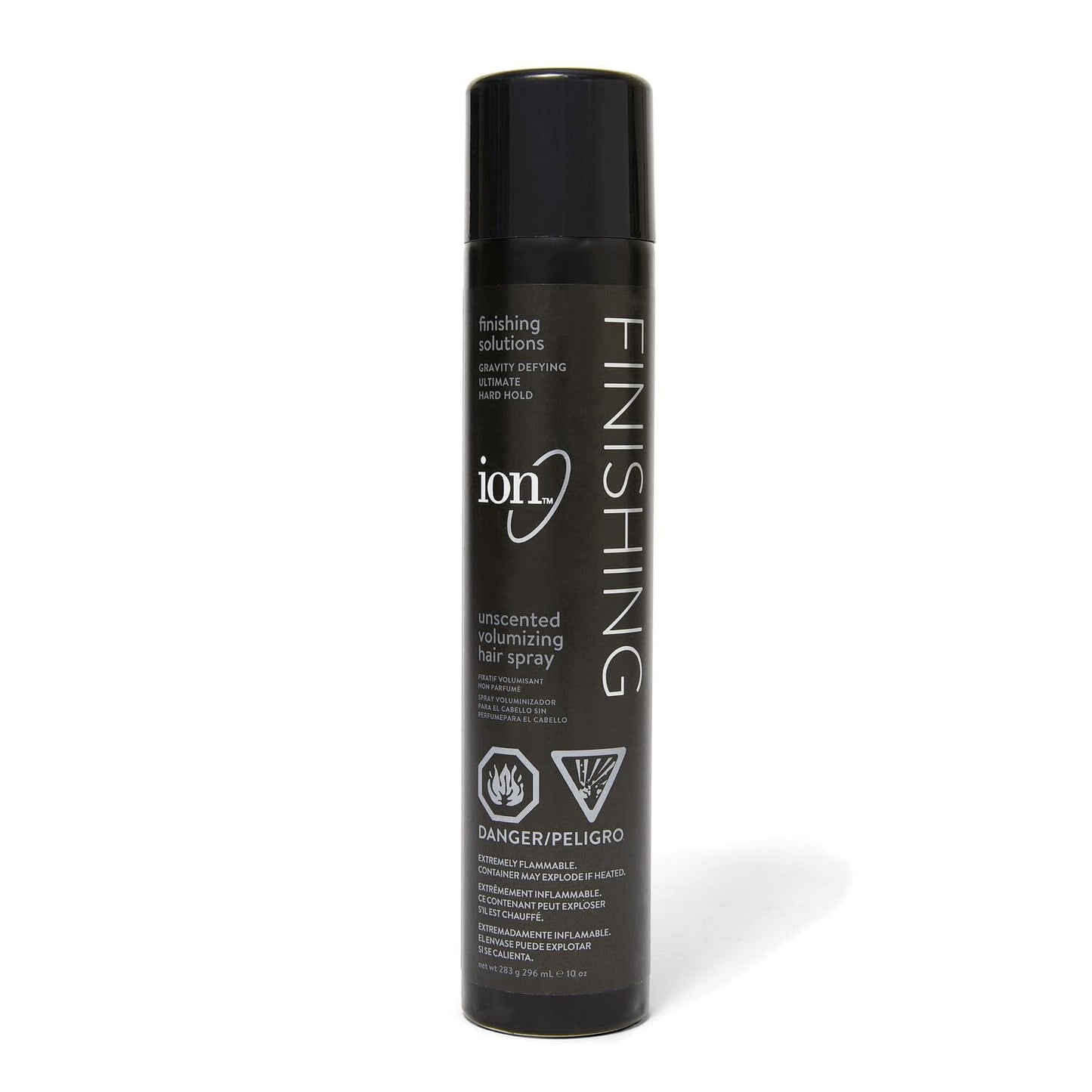 ion Unscented Volumizing Hair Spray, Vegan, Fragrance Free, Shiny, NonSticky Finish, Ultimate Hold, 10 Oz