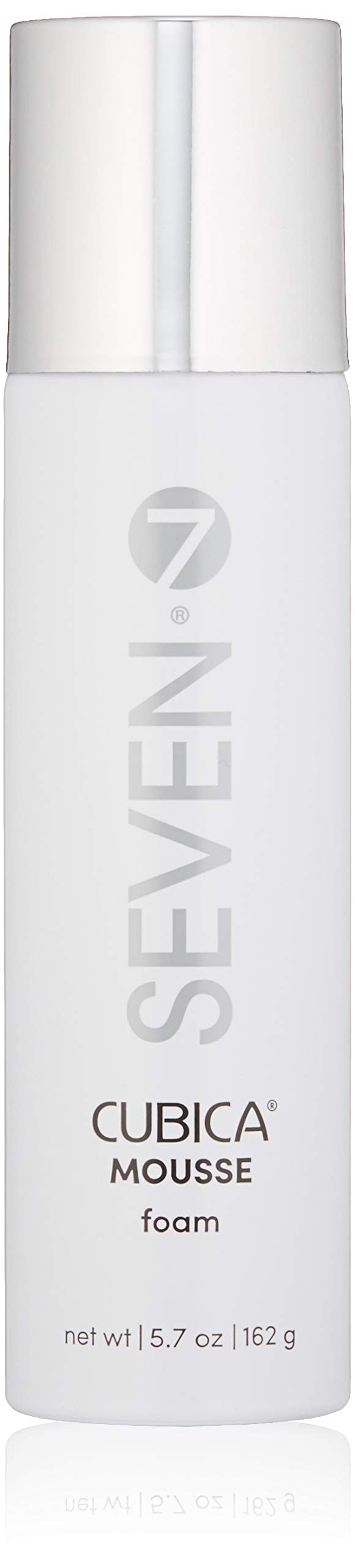 SEVEN Cubica Hair Mousse for Curly Hair, Wavy, Fine, Braids, Curls, Volumizing Silicone Free Mousse Foam for Frizz Control, Cruelty Free, Made in USA, 5.7 oz