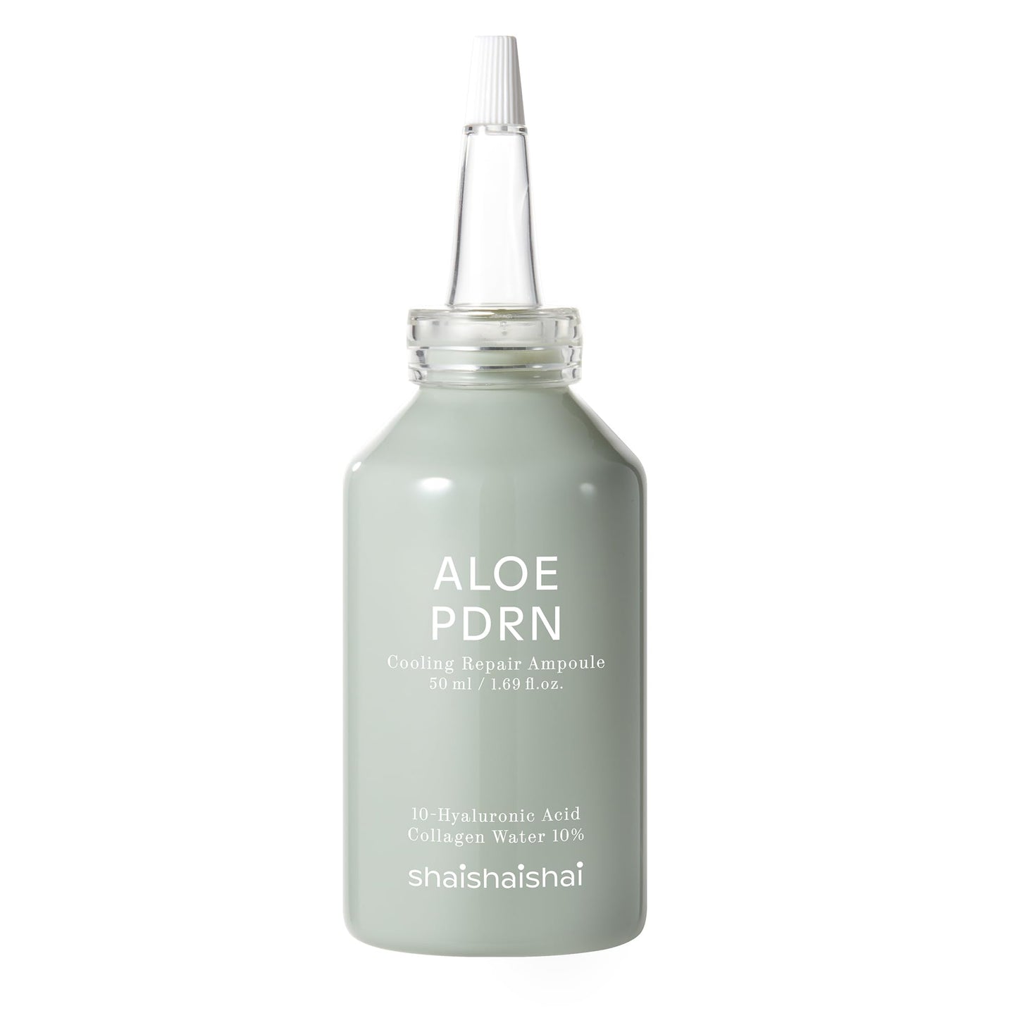 ALOE PDRN Cooling Repair Ampoule, Instant Cooling with 10% Vegan Collagen, Hyaluronic Acid, Ice-Glow Skin, Korean Skin Care, 1.69 Fl Oz
