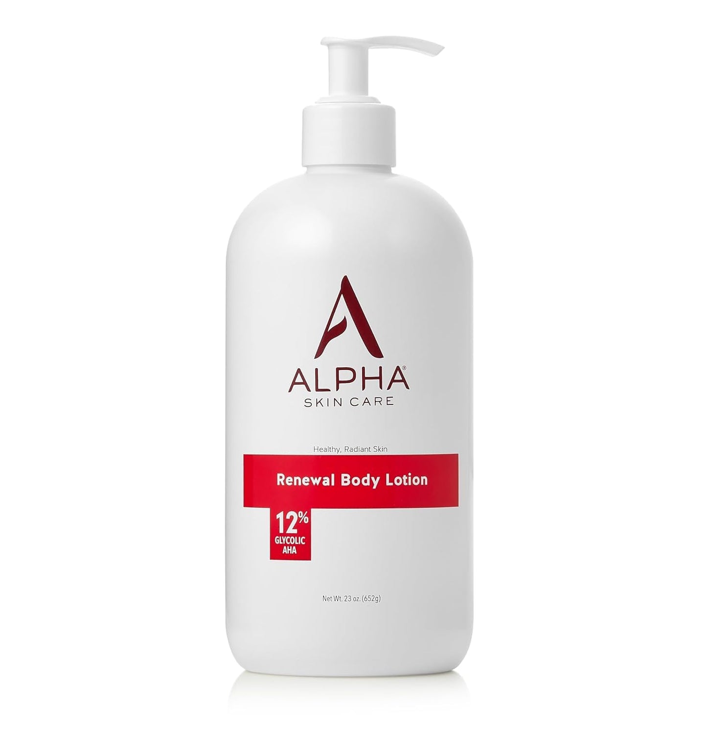 ALPHA SKIN CARE Revitalizing Body Lotion, 12% Glycolic AHA, Simple & Effective Daily Moisturizer Hydroxy Acid, Hydrates & Exfoliates for Soft, Smooth Skin, Anti-Aging, 23 Oz