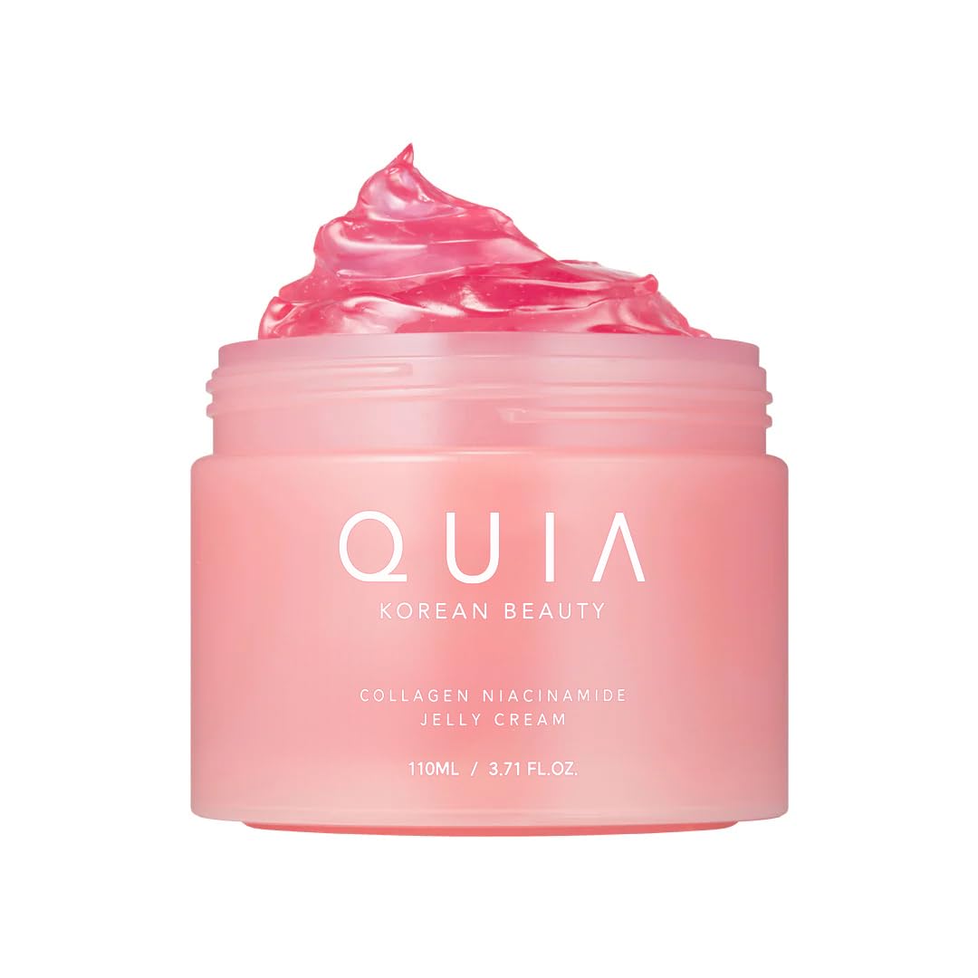 QUIA Collagen Jelly Cream Intense Hydration Firms, Smooths & Restores Barrier Lightweight, Fast-Absorbing & Non-Greasy for Glass Skin– 110ml