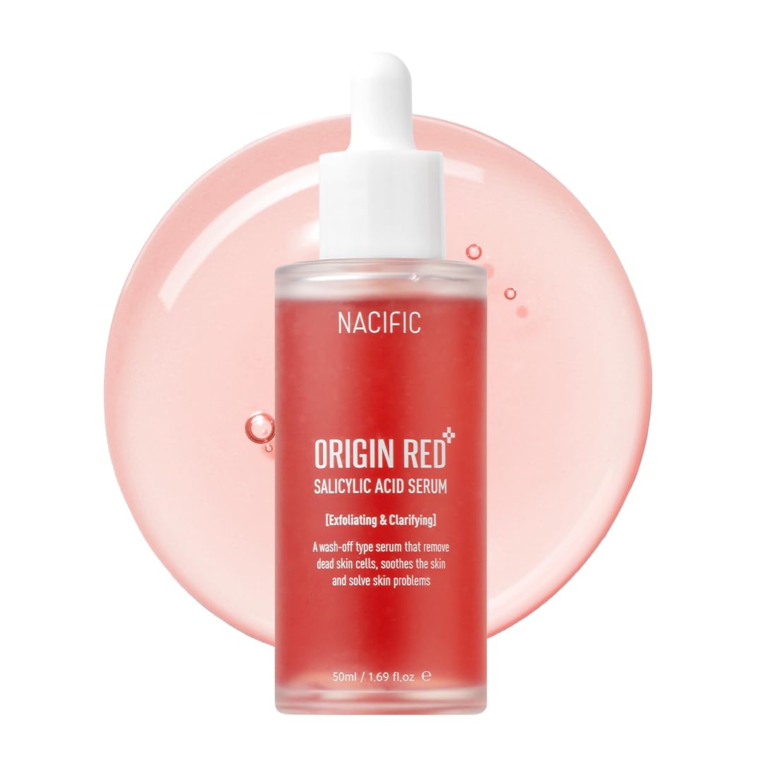 NACIFIC Origin Red Salicylic Acid Serum 1.69fl.oz 50ml Solution for skin troubles Oil control Remove dead skin Prevent blocking pores cells Korean skincare