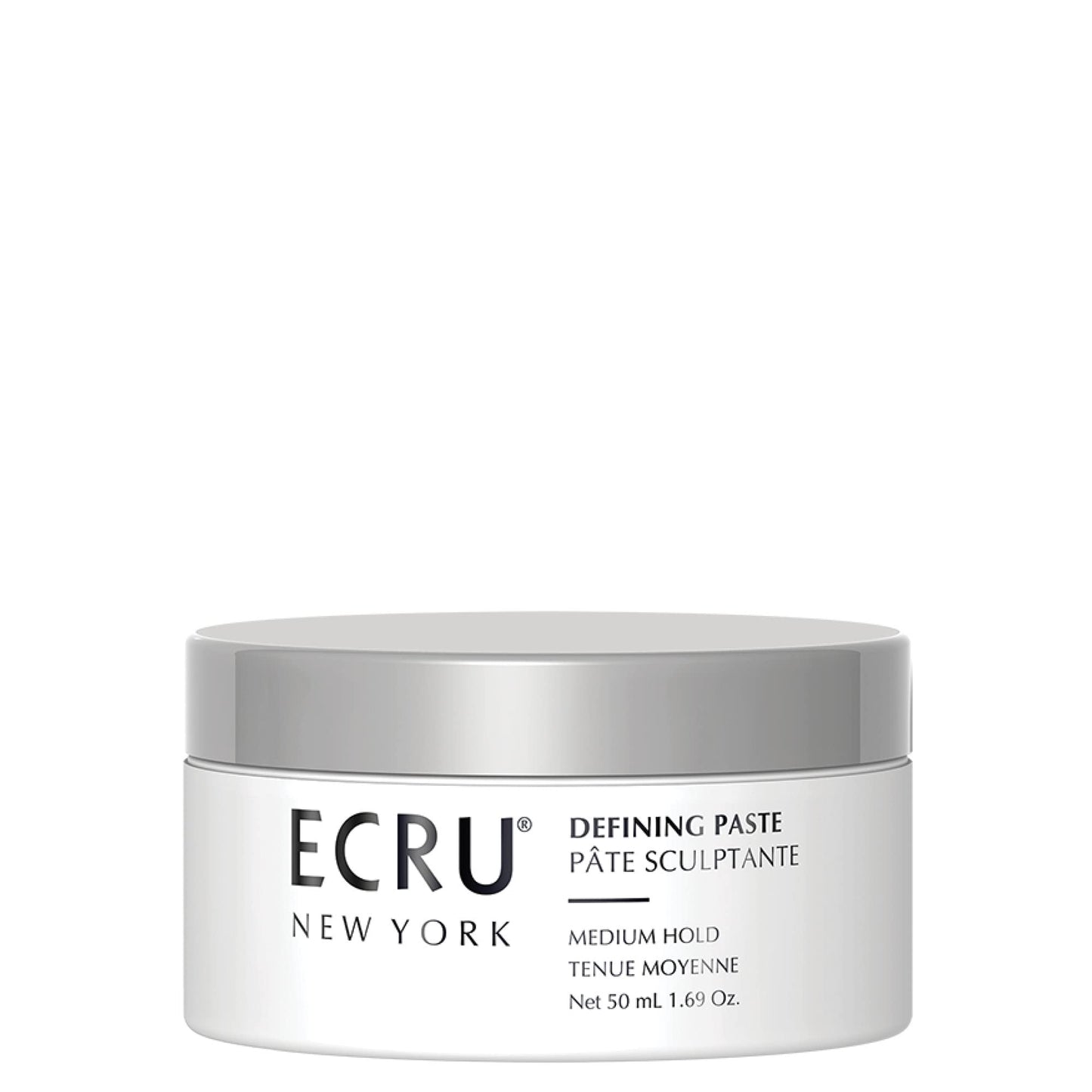 ECRU New York Defining Paste, Medium Hold Hair Wax, Styling Cream, Texturizing Hair Products, Travel Size Pomade, 1.69oz