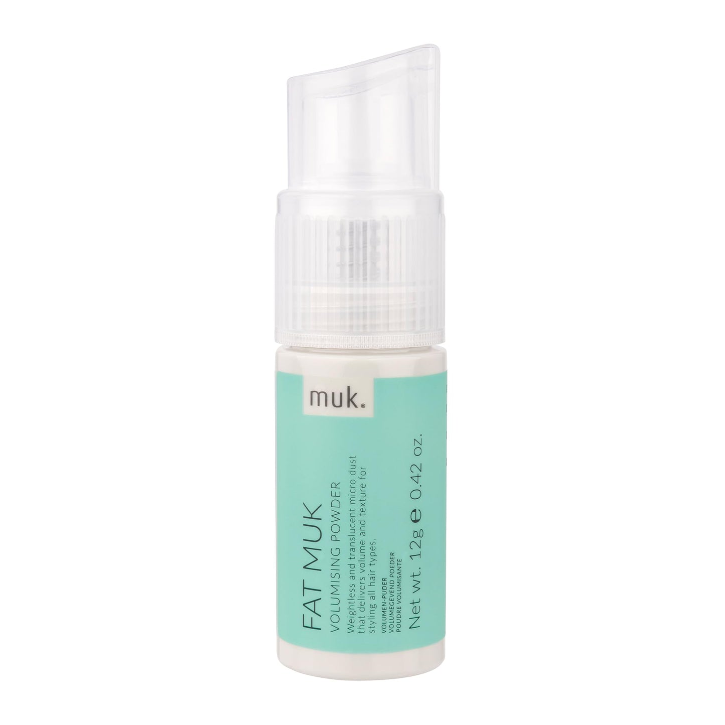 MUK. FAT Volumizing Hair Powder - Weightless, Translucent Root Lifting Styling Product for All Hair Types - Adds Volume & Texture - 20g