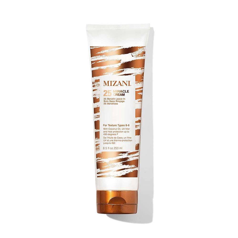 MIZANI 25 Miracle Leave-In Cream - Adds Lightweight Moisture & Touchable Softness With Coconut Oil, For Curly Hair