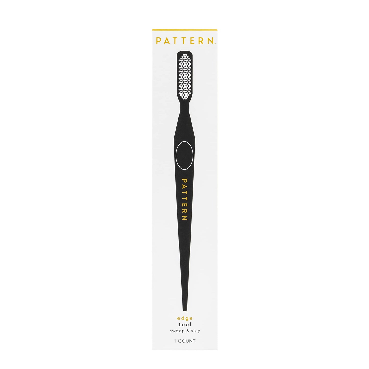 PATTERN Beauty by Tracee Ellis Ross Edge Tool - 3-in-1 Brush for Baby Hairs. Comb for parting or sectioning hair.
