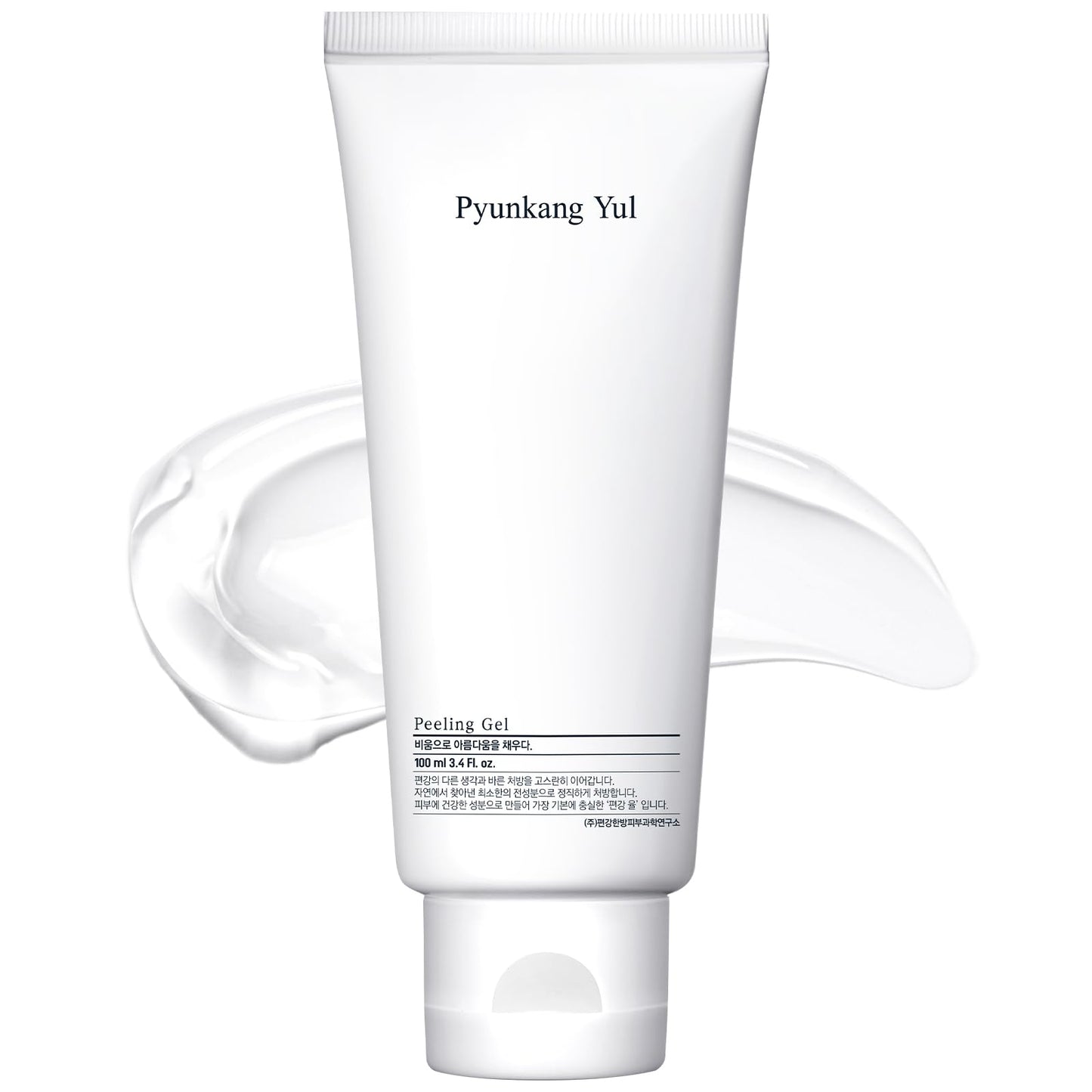 PYUNKANG YUL Peeling Gel with Immediate Visible Effect, Mild and Smooth Face Scrub with Papaya and AHA, Zero-Irritation, Korean Skincare (3.4 Fl.Oz, 100ml)