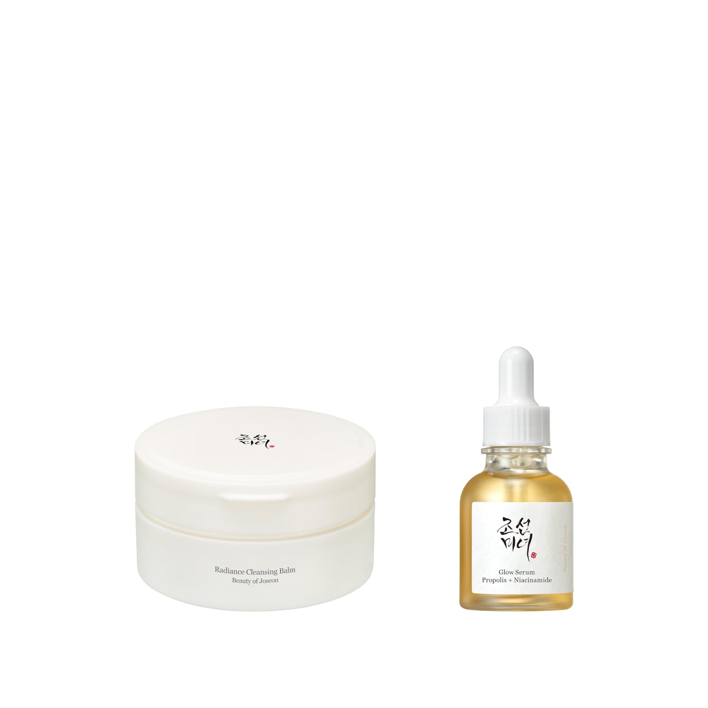 BEAUTY OF JOSEON Radiance Cleansing Balm (100ml, 3.38 fl.oz) + Glow Serum (30ml, 1 fl.oz) Korean Skincare