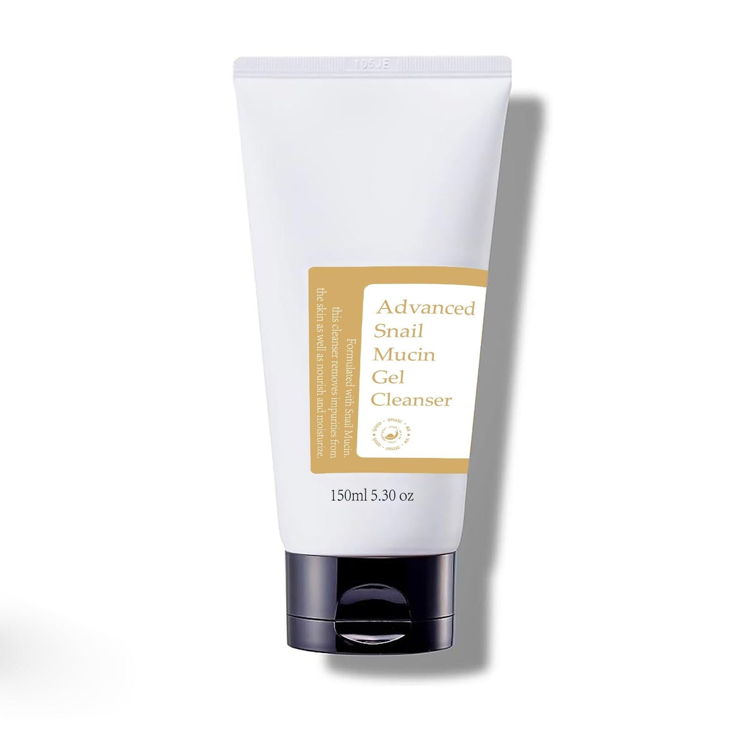 Advanced Snail Mucin Gel Cleanser, 5.07 Fl oz/150 ml Rich Daily Deep Cleansing for Dry & Sensative Skin Luxury Korean Skincare Not Tested on Animals No Parabens