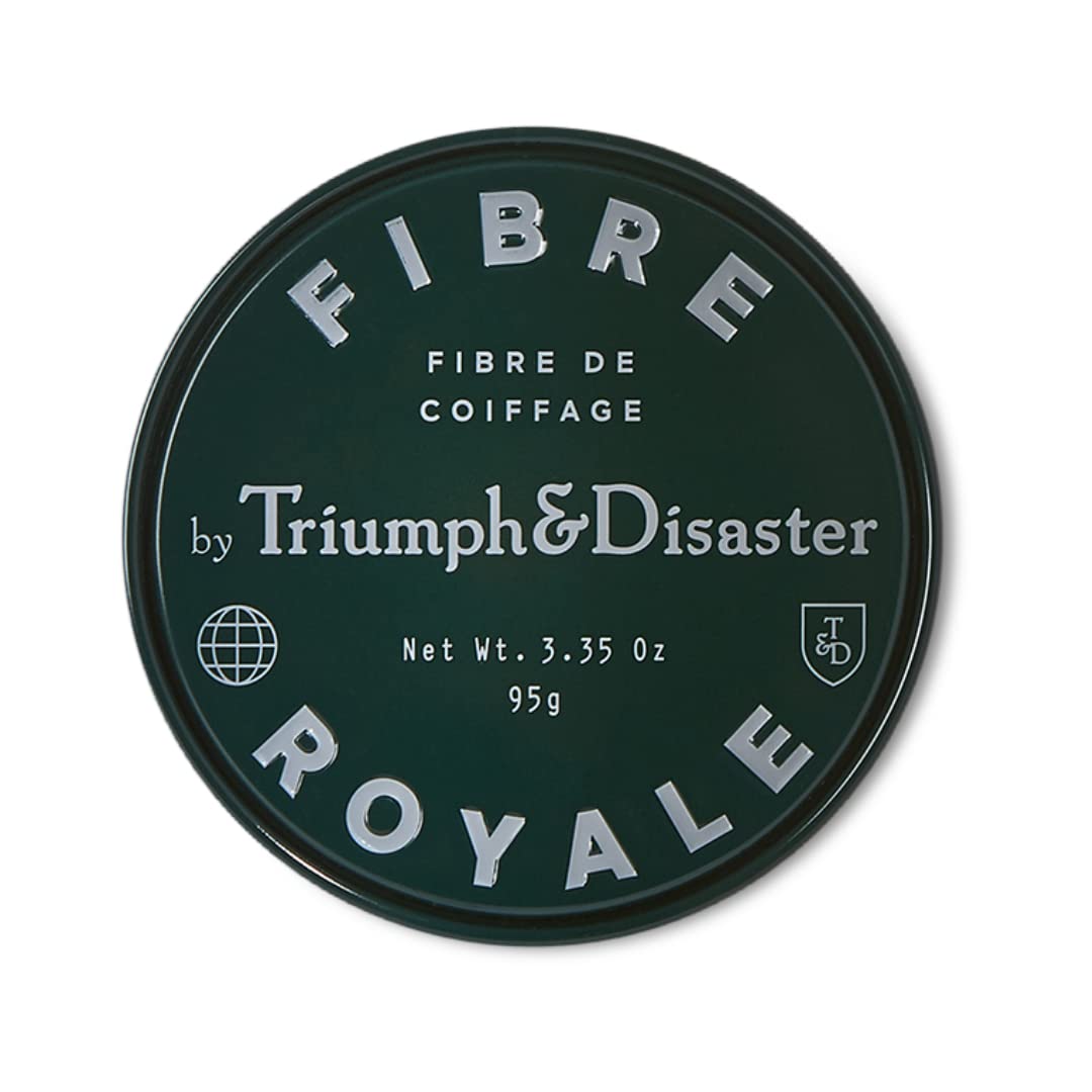 TRIUMPH & DISASTER Fibre Royale Hair Wax Strong Hold Pomade for Thick Hair, Natural Finish Styling for Men & Women, 95g