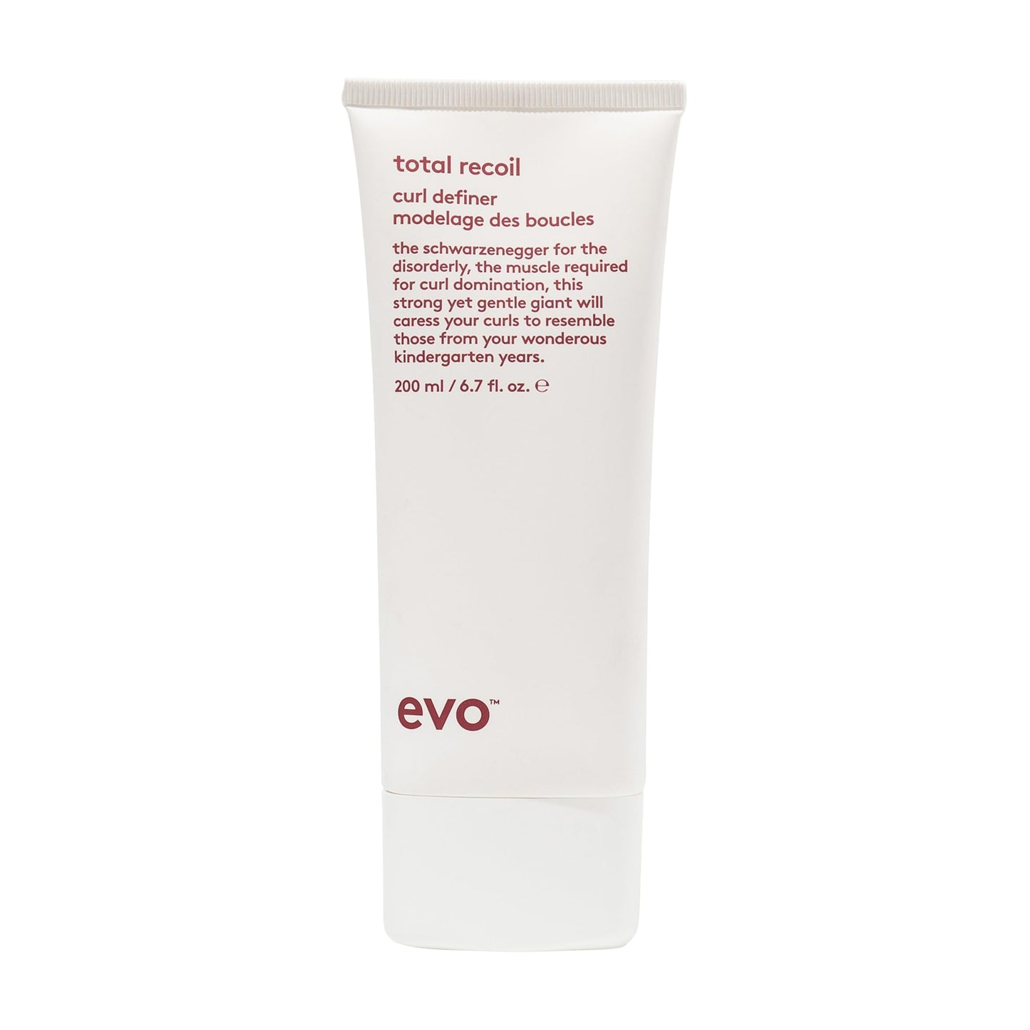 EVO Total Recoil Curl Definer - Strong Hold Defining Moisturizing Cream - Enhances Natural Curl Pattern & Reduces Frizz - Humidity Control