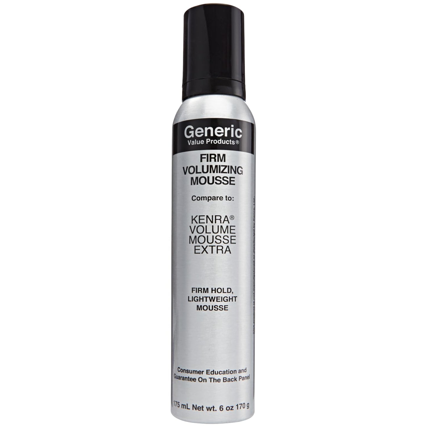 Generic Value Products Firm Volumizing Mousse Compare to Extra Volumizing Mousse Spray