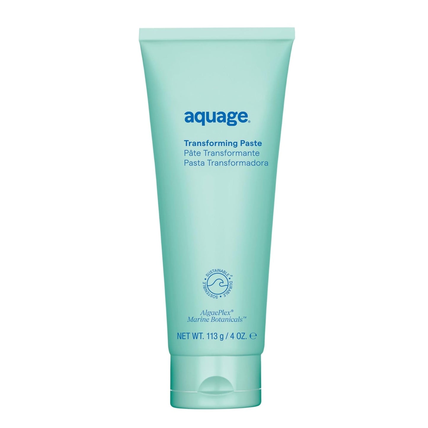 AQUAGE Transforming Paste, Ultra-Firm Hold Texturizer, Non-Greasy, Combines the Flexibility of a Wax With The Hold of Hairspray