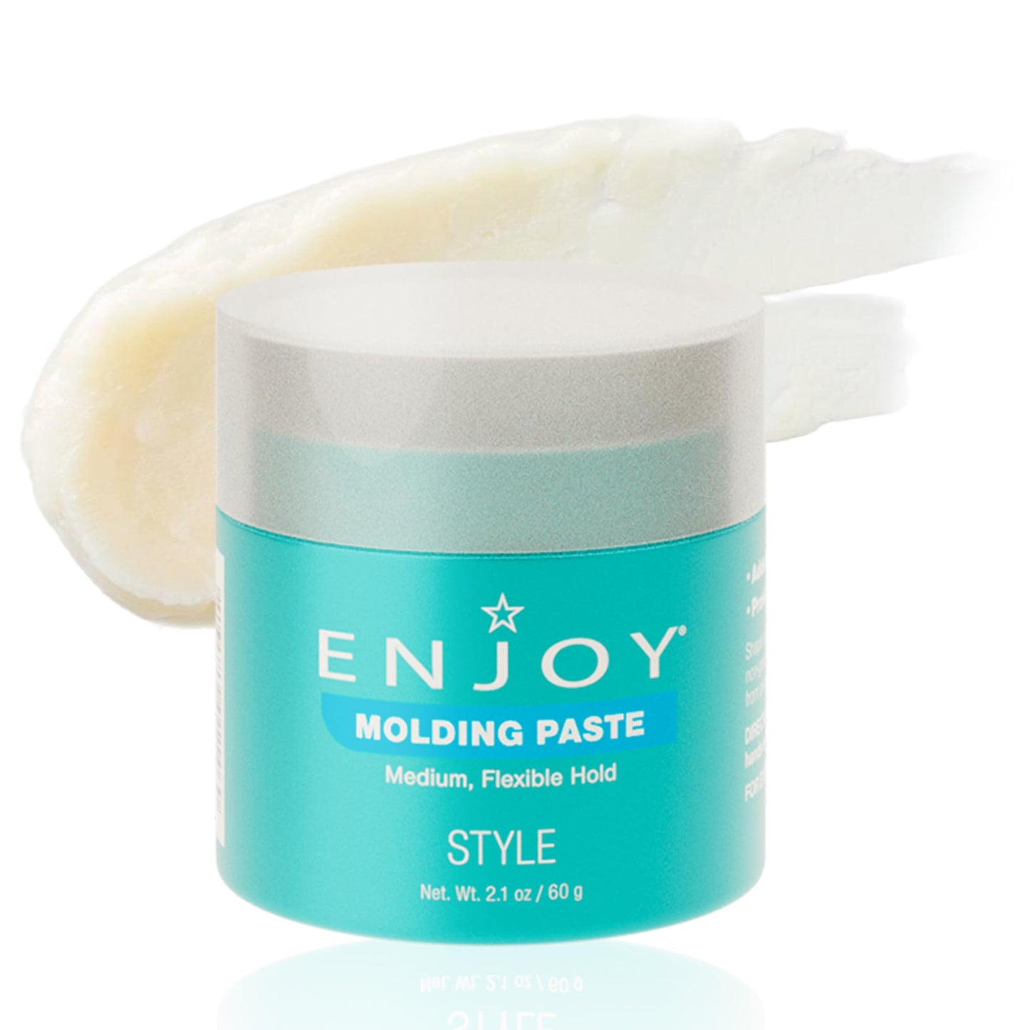 Enjoy Molding Paste - Non Greasy Flexible Moveable Texture - Medium Hold Incredible Shine All Day (2.1 Oz)