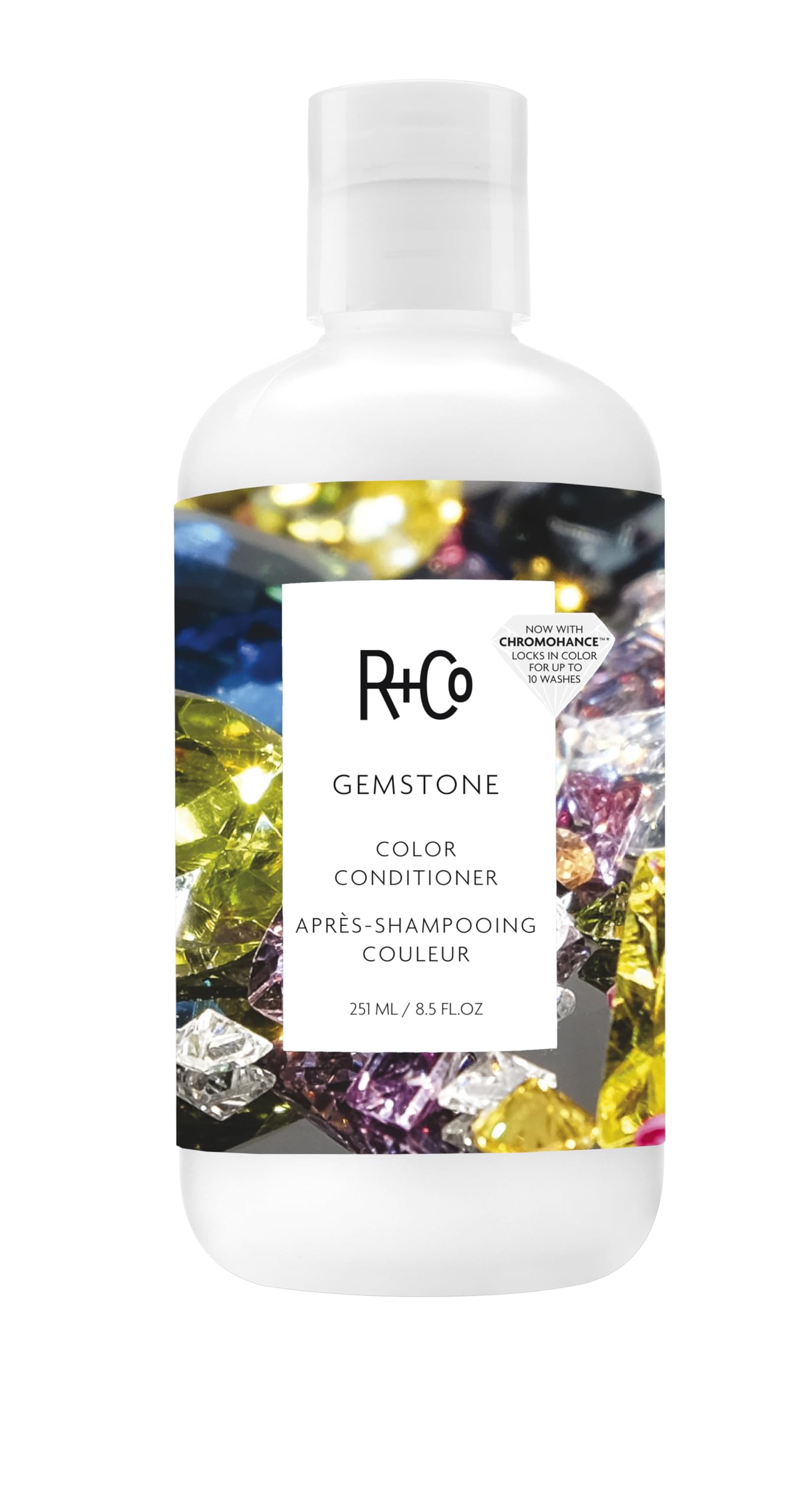 R+Co Gemstone Color Conditioner | Prolonged Color Vibrancy | Frizz Control, Repairs | Vegan + Cruelty-Free |