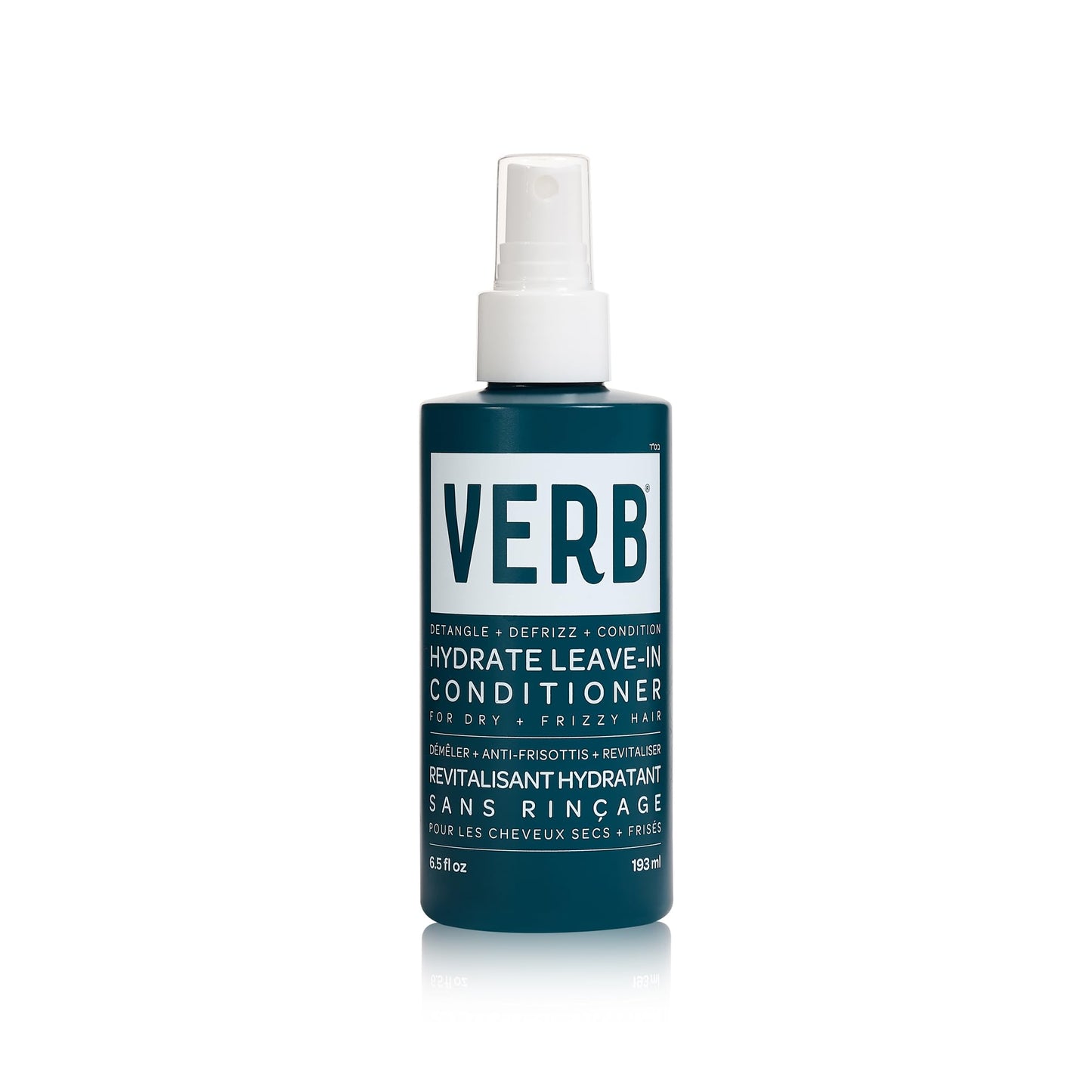 VERB Hydrate Leave-In Conditioner, 6.5 fl oz Nourish Dry + Frizzy Hair - Smooth + Detangle - Amber + Warm Jasmine Scent