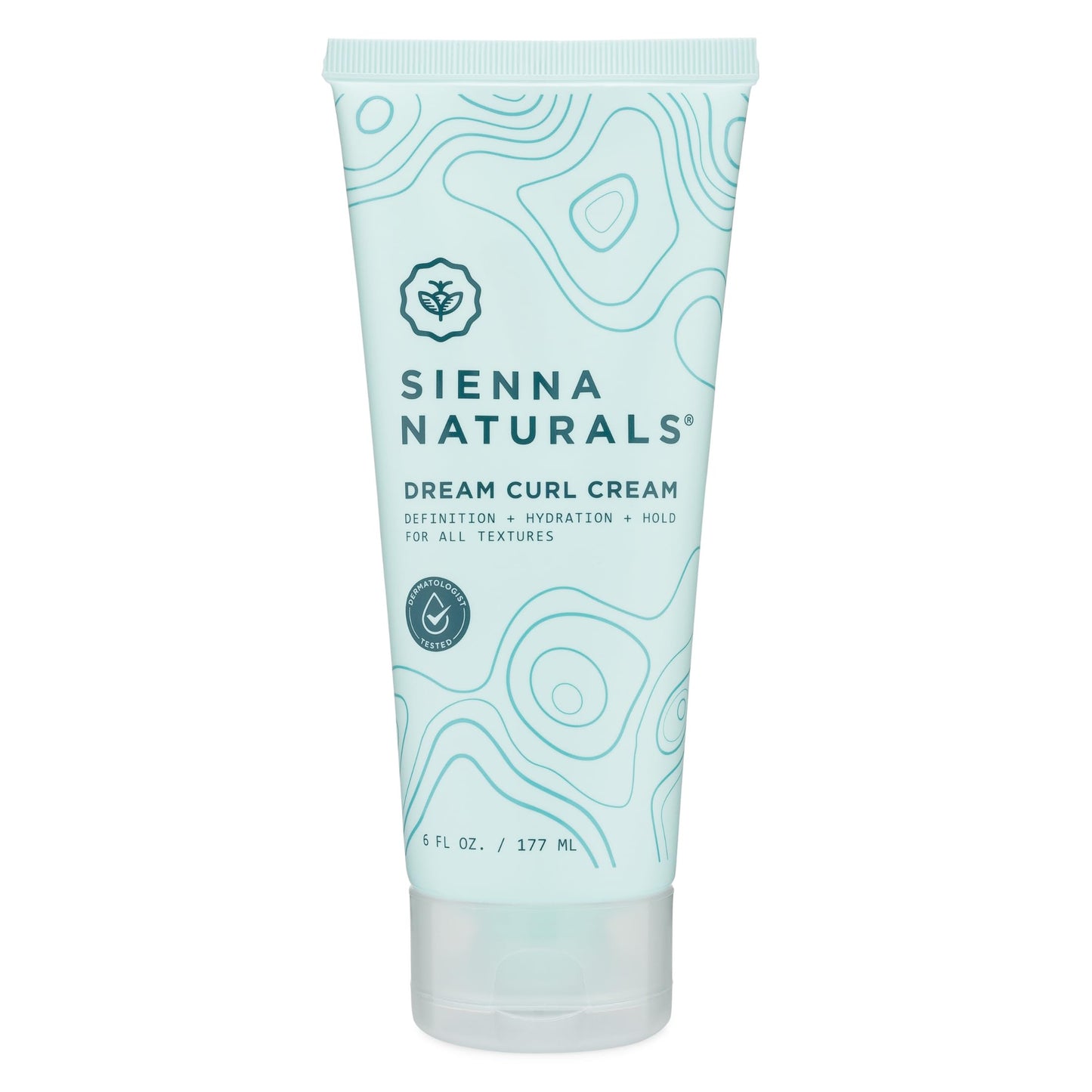 Sienna Naturals - Dream Curl Cream Lightweight Curl Defining & Hydrating Styling Cream Enhances Curls, Reduces Frizz & Adds Soft Hold Clean, Vegan & Silicone-Free, 6oz